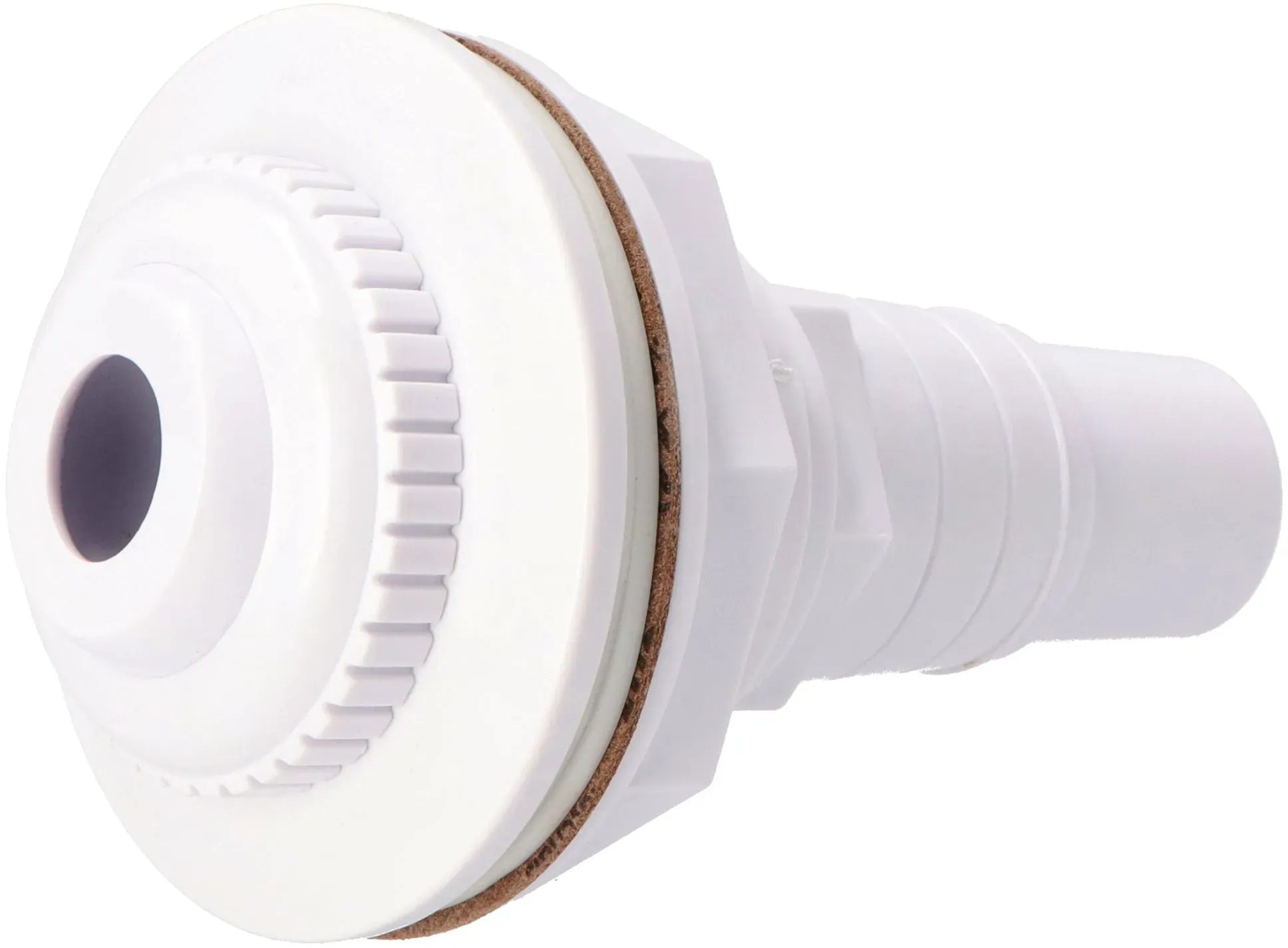 Einlaufdüse 38mm mit Kontermutter und Schlauchtülle