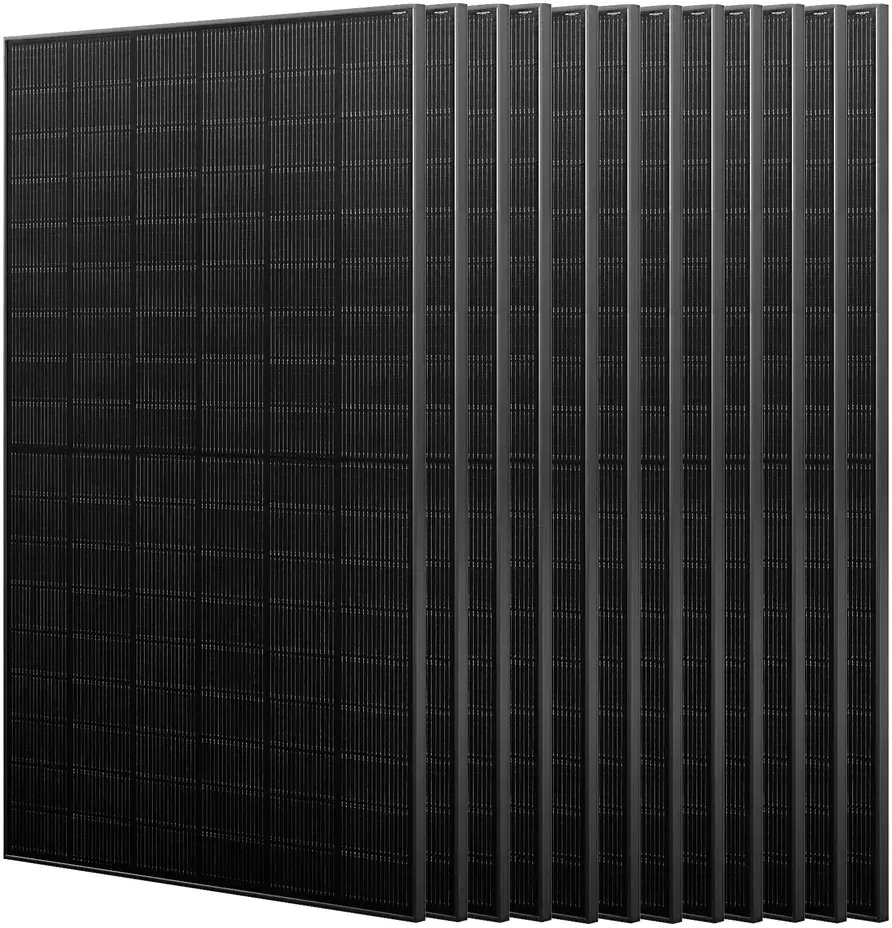 JA Solar 455W N-Typ Bifazial Glas-Glas Solarmodul Full Black, 22,8% Effizienz12