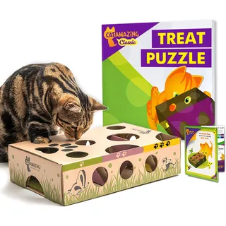 Cat Amazing - Best Cat Toy Ever! Interactive Treat Maze & Puzzle Game for Cats by Cat Amazing