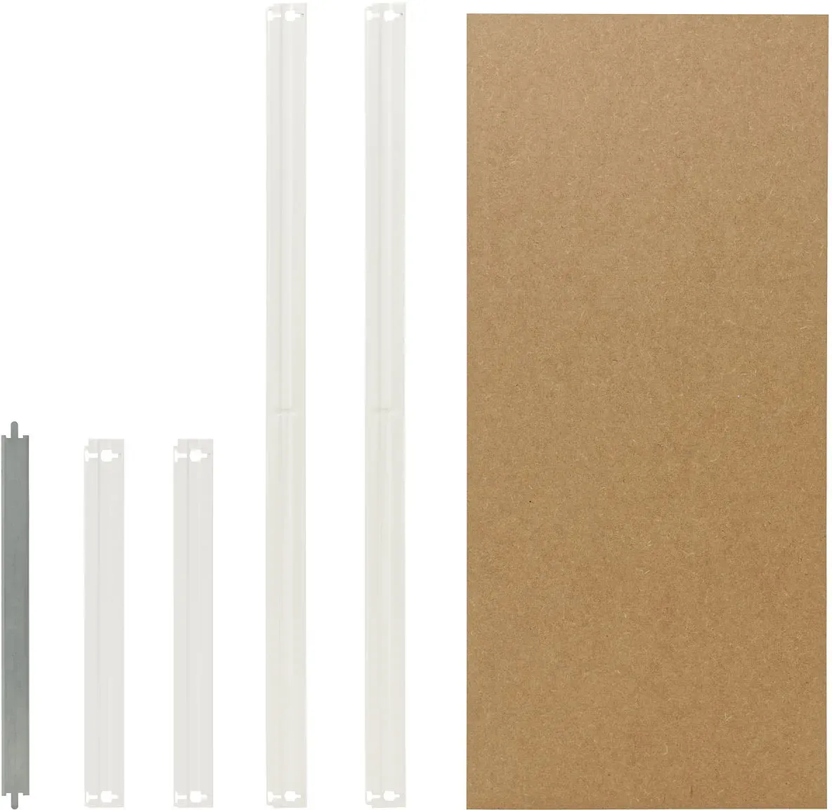shelfplaza HOME 130x60 cm Fachboden-Set in weiß für HOME Schwerlastregale