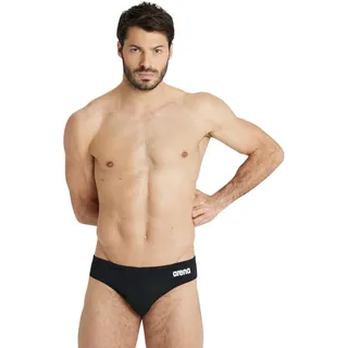 Arena Badehose Team Herren Slip Schwarz/Weiß 6