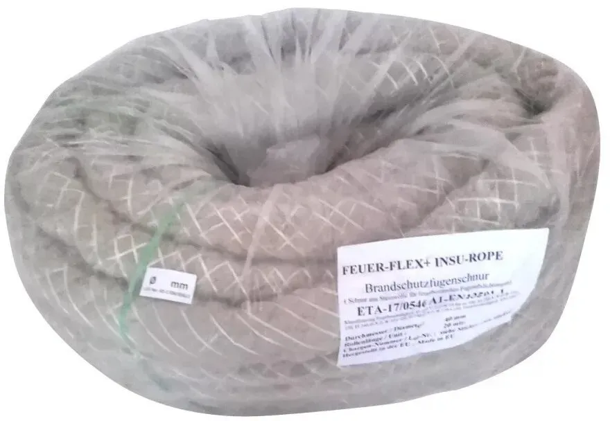 Brandschutz Fugenschnur Feuer Flex+ Rundprofil hitzebeständig Ø 120mm x 2m