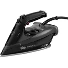 BRAUN FreeStyle 5 SI 5088 BK Dampfstoß 220 g/min ergonomisch mit 360° EloxalPlusKeramiksohle Dampfbügeleisen (2800 Watt, Keramiksohle, EloxalPlus Beschichtung)