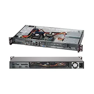 Supermicro SuperChassis 505-203B - 1HE 200W Mini-ITX