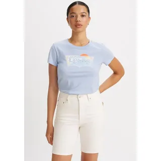 Levi's T-Shirt »THE PERFECT TEE«, Gr. XS (34), WAVE BW FILL KENTUCK, , 42553731-XS