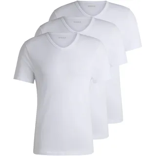 Boss Herren 50475285 3er-Pack T-Shirts 50475285 Weiß L