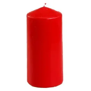 Stumpenkerze 13 x 6 cm 1 St. rot