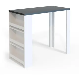 Vicco Bartisch, Weiß, 57 x 106 cm mit 3 Fächern