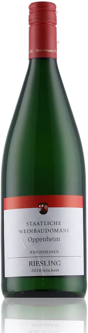 Staatliche Weinbaudomäne Oppenheim Riesling trocken 2018 12% Vol. 1l