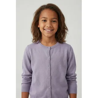 NAME IT Strickjacke NKFVALANE LS KNIT CARD NOOS lila 116 EU
