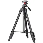 Rollei Compact Traveler Star S1 Stativ, Höhe bis 120 cm, für Kamera, mit 2-Wege-Kopf, Dreibein