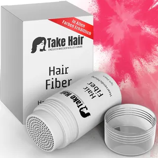 Take Hair Streuhaar für Frauen I Hält bei Regen und Wind I 7g Schütthaar zur Haarverdichtung I Hair Fibers I Haarpulver I Streuhaar Frauen bei Haarausfall I Haarpuder (Streuhaar Hellbraun)