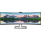 Philips Monitore Brilliance P-line 499P9H LED-Monitor EEK G (A - G) 124 cm (48.8 Zoll) 5120 x 1440 Pixel 32:9 5 ms USB-A (USB 3.2 Gen 2), USB-C®, HD