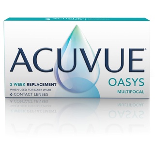 Acuvue Johnson & Johnson Acuvue Oasys Multifocal (6er Packung) 2-Wochen-Linsen -2.25 dpt und BC 8.4) mit UV-Schutz