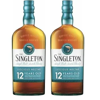 The Singleton 12 Jahre | Single Malt Scotch Whisky | aromatischer| Geschenkempfehlung | handgefertigt aus der schottischen Speyside | 40% vol | 700ml Einzelflasche | (Packung mit 2)