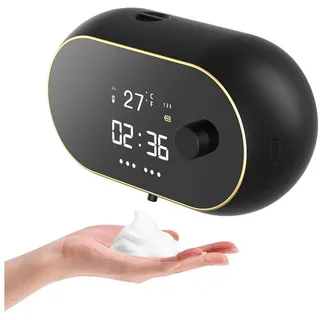 FAMKIT Automatischer Seifenspender No Touch, Wandmontage, IPX5 Wasserdicht, 3 Stufen Anpassung Schaumvolumen, für Küche & Bad