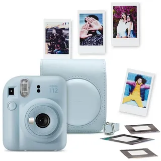 Fujifilm INSTAX mini 12 Blue Peak Bundle | ✔️ Temporär mit Kostenlose Geschenkbox i.W.v. 160 €
