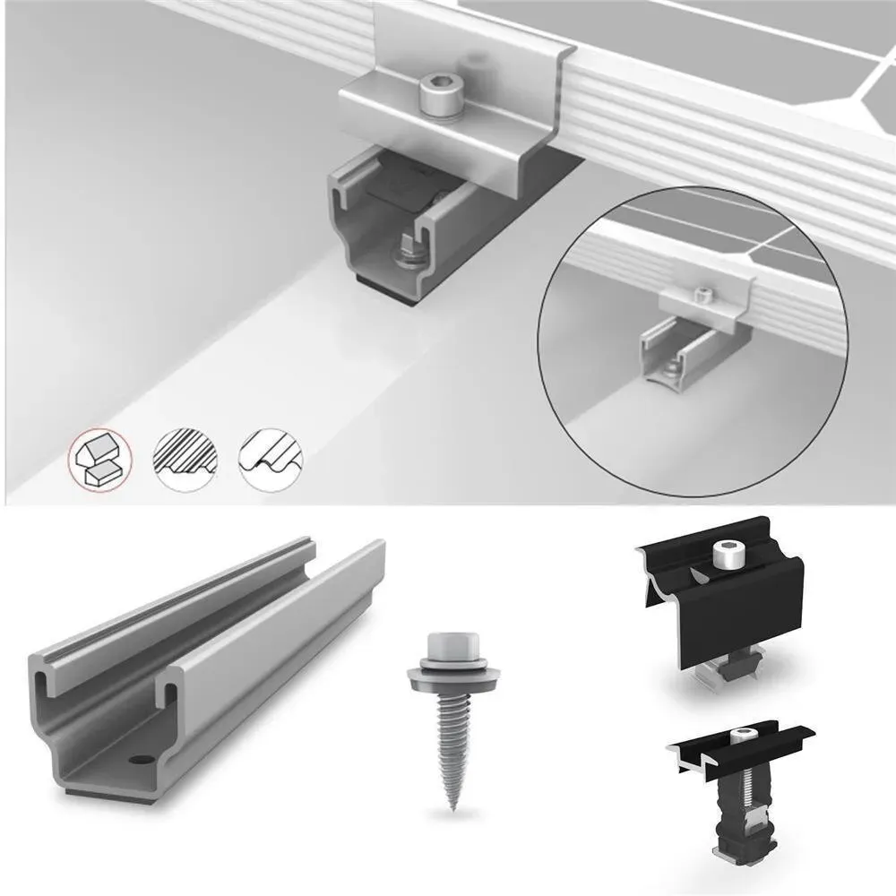K2 Systems MultiRail Set auf Trapez Schrägdach