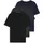 Classic Kurzarm-T-Shirt 3 Einheiten Open Blue M