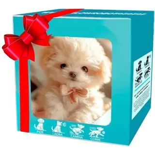 2025 Neuer Roboterhund, mein realistischer Roboterwelpe, der sich wie ein echter Welpe verhält, intelligentes interaktives KI-Haustier for Gehen, Bellen, Wedeln als Geschenk for Erwachsene(Style F)