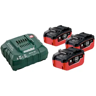 18 V 3 x 5,5 Ah + Schnellladegerät 685074000