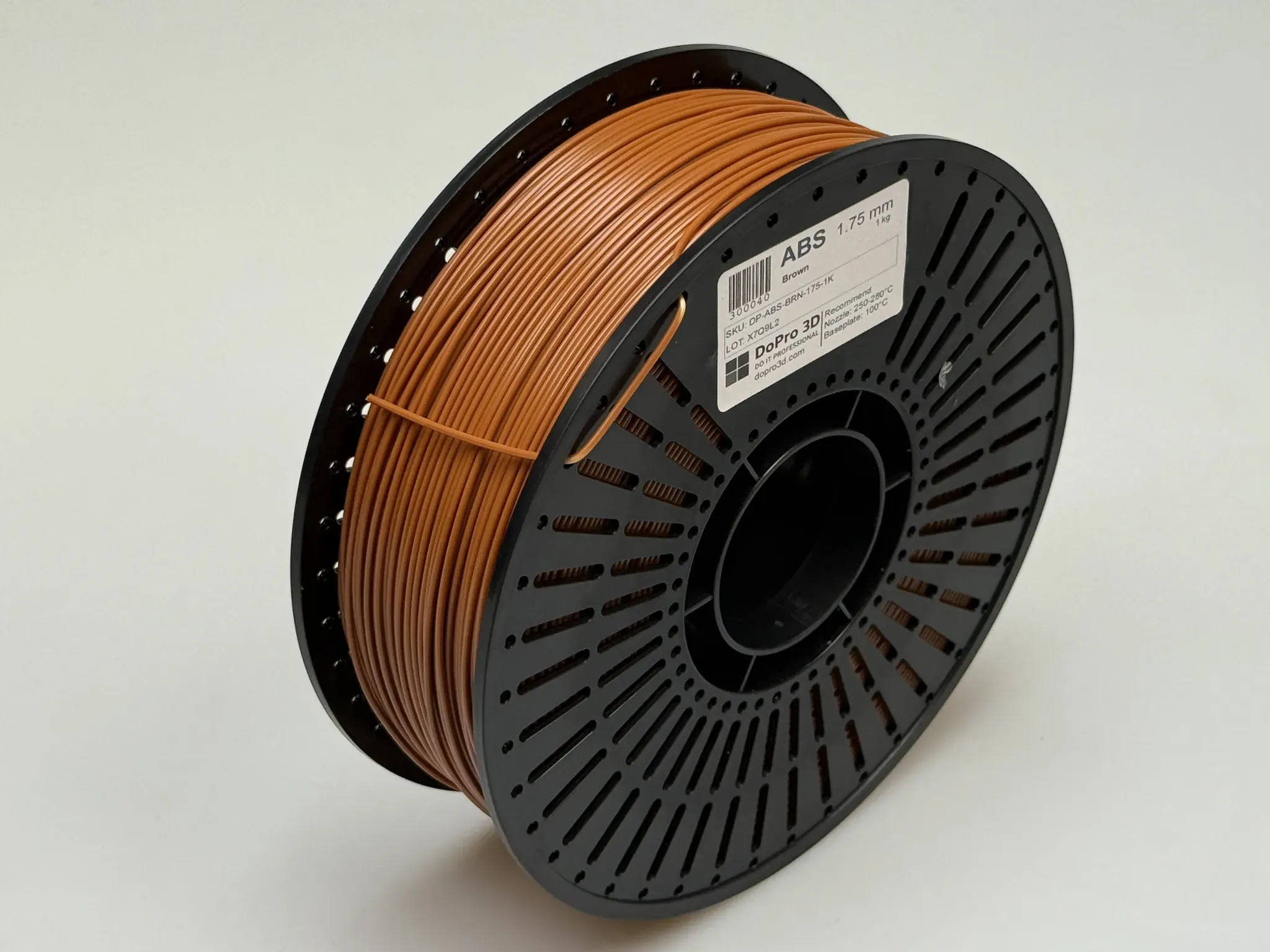 DoPro 3D ABS Filament Chocolate Brown – Nexyl Class – 1,75 mm – 1,0 kg