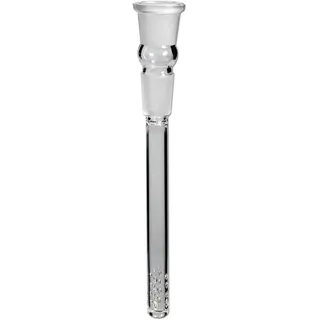 Glas Chillum - Loch Diffusorkupplung - (18,8 oder 14,5) Schliff und Länge wählbar (18,8 mm, 14 cm)