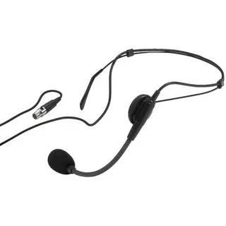 Monacor HSE-80 Headset Gesangs-Mikrofon Übertragungsart (Details):Kabelgebunden Mini-XLR Kabelgebunden