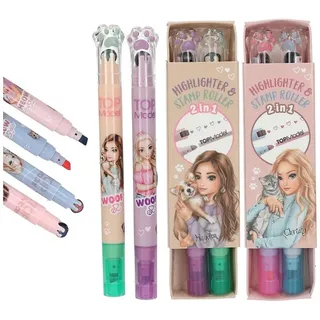 DEPESCHE Textmarker und Stempelroller 2 St.