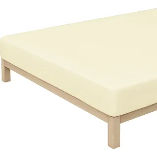 Baumwolle 180 x 200 - 200 x 220 cm yellow light