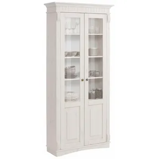 Home Affaire »Teresa«, (Maße (B/T/H): ca. 90/32/193 cm, mit 2 Glastüren, Höhe 193 cm, aus massiver Kiefer, FSC®,