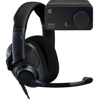 epos H6Pro + GSX 300 Bundle - Für PC, Mac,Gaming Dac/Externe USB-Soundkarte mit 7.1 Surround Sound, hochauflösende Audio EQ Voreinstellungen für Gaming, Filme und Musik – Gaming Soundkarte, Black