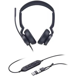Yealink UH46 Dual UC USB-C/A Headset (UH46 DUAL UC USB-C/A)
