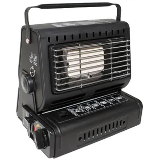 FoxOutdoor Fox Outdoor Gasheizer, mit Piezo-Zündung, schwarz