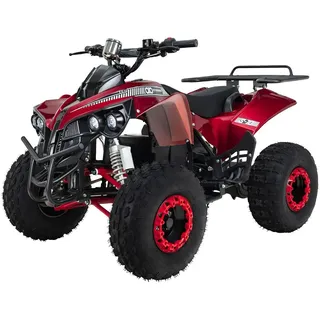 ACTIONBIKES MOTORS Kinder Elektro Quad S-10 1000 Watt Miniquad Midiquad (Metallic/Rot)