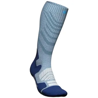 Bauerfeind Sports Outdoor Merino Kompressionssocken Damen sky blue S 35-38