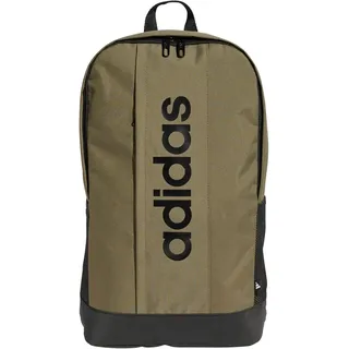 Adidas Essentials Linear Rucksack Olive Strata / Black / White 