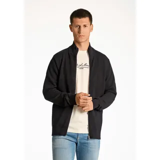 Lindbergh Cardigan mit Stehkragen und Reißverschluss Black, M,