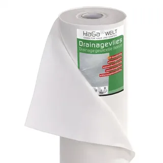 Haga Drainagevlies 120g in 0,5m Br. (Meterware) Filter Drainage Trennvlies