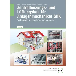 Zentralheizungs- und Lüftungsbau für Anlagenmechaniker SHK von Joachim Albers/ Rainer Dommel/ Henry Montaldo-Ventsam/ Eugen Übelacker/ Josef Wagner /
