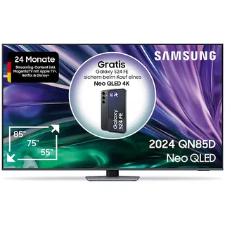 GQ75QN85D 75" Neo QLED 4K Tizen Smart TV QN85D