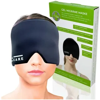 LisaCare Migränemaske - Kühlmaske Schwarz 1 St Maske