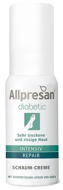 Allpresan Diabetic Schaum-Creme INTENSIV + REPAIR mit Urea 15ml