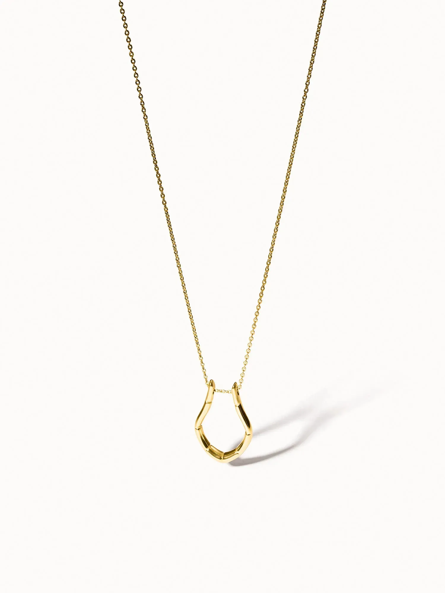 PURELEI Ring-Halter Tropfen Kette