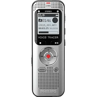 Philips DVT 2015 Diktiergerät, Aluminium, Silber, Schwarz