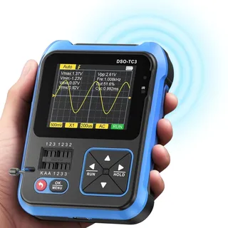 FNIRSI DSO-TC4 3-in-1 Oszilloskop (10 MHz) + Transistortester Signalgenerator