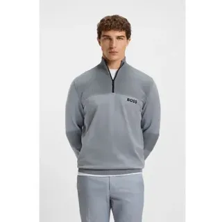 BOSS für Herren. 50541953 Hydro grauer Pullover (XXL), Lässig, Baumwolle