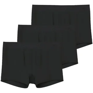 NAME IT Nkmboxer 3P Noos Boxershorts, Black/Detail:icon in waistband, 146-152