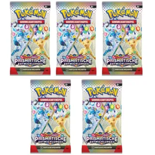 AMIGO Sammelkarte Pokémon Karmesin Purpur Prismatische Entwicklungen 1X Booster Deutsch
