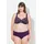 Damen große Größen Übergrößen Plus Size Bügel-BH Blütenspitze Vollspitze aubergine 95D 727062846-95D 95D